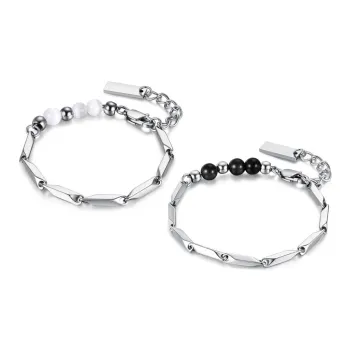 J&KINGLAY Titanium Steel Bracelets Unisex