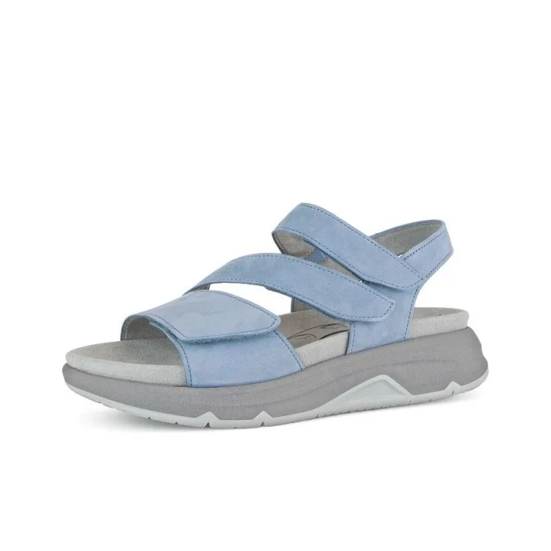Gabor Rollingsoft Beach Sandals Unisex Blue-1