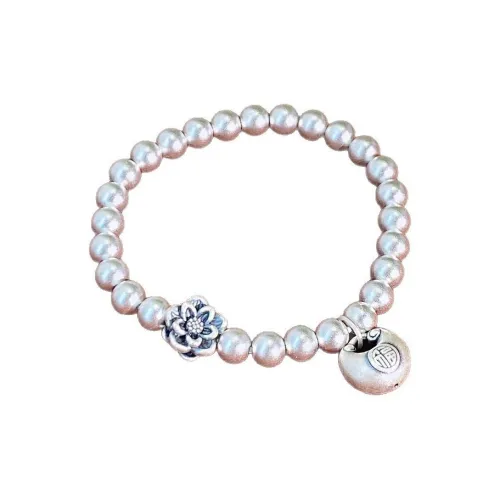 U state 999 Fine Silver Pure Silver Bracelets Women's