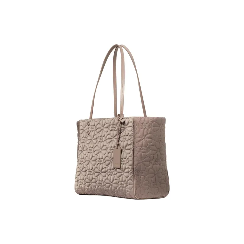 Kate Spade Fabric Tote Bag, Shopping Bag, Handbag, Shoulder Bag Medium Size Women's Urban Gray-1