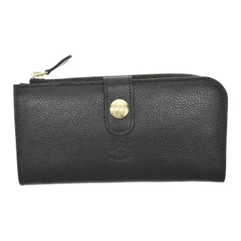 Il Bisonte Leather Wallet Women's Black