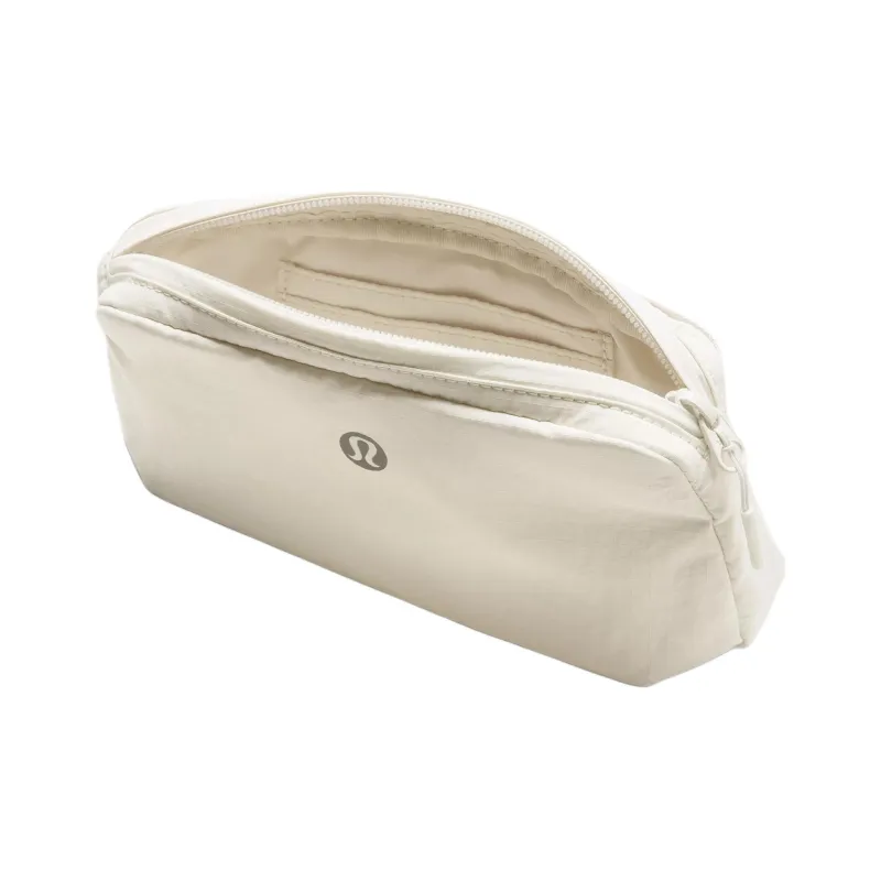 Lululemon Nylon Carry Backpack Women's Breeze Mint Green & Light Ivory White & Graphite Gray-3