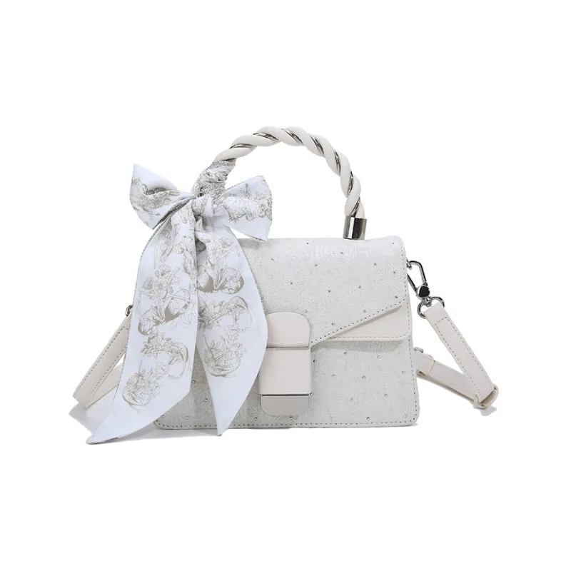 Carit&Koty Polyurethane Handbag Women's Pink/White-8