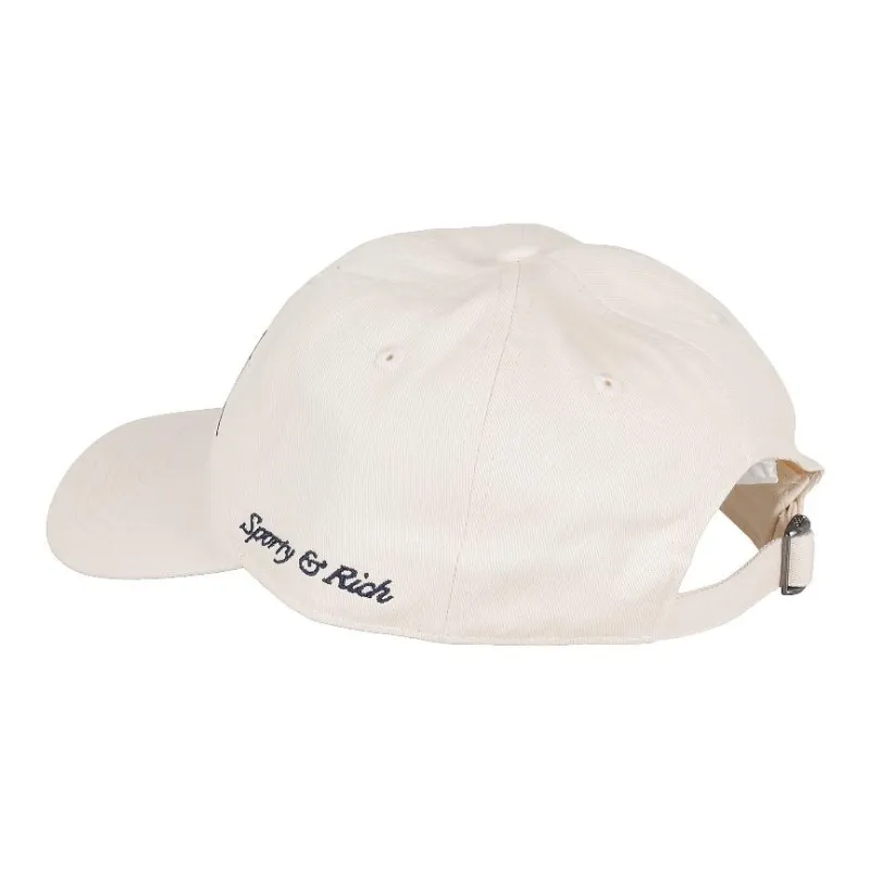 SPORTY & RICH Cotton Baseball Caps Unisex White-1