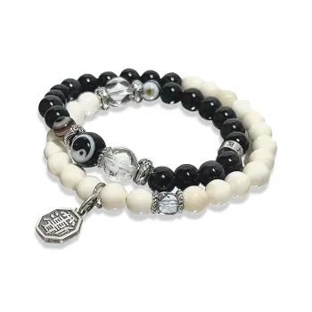 Tang Zhi Colored Glaze Jade Bracelets Unisex
