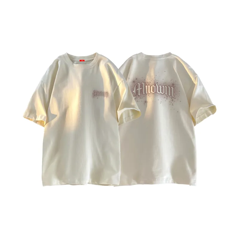 MIIOW Trend Party Series T-Shirt Unisex White-7