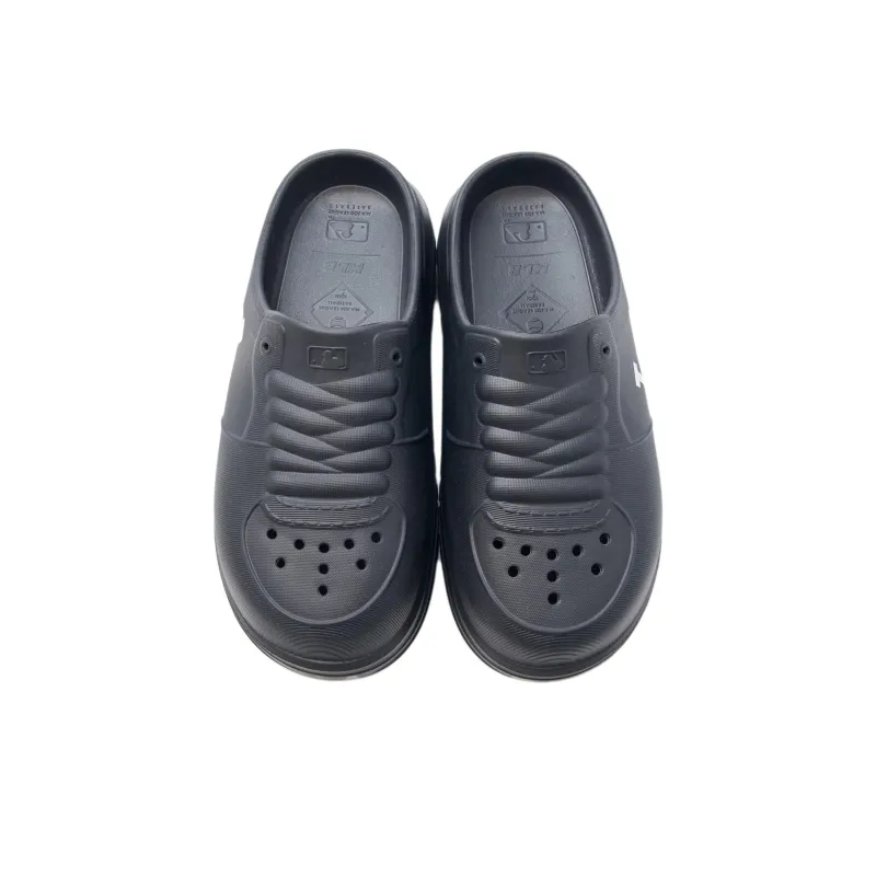MLB Los Angeles Dodgers Slip Resistant Abrasion Resistant Closed Toe Slippers Unisex Black-3