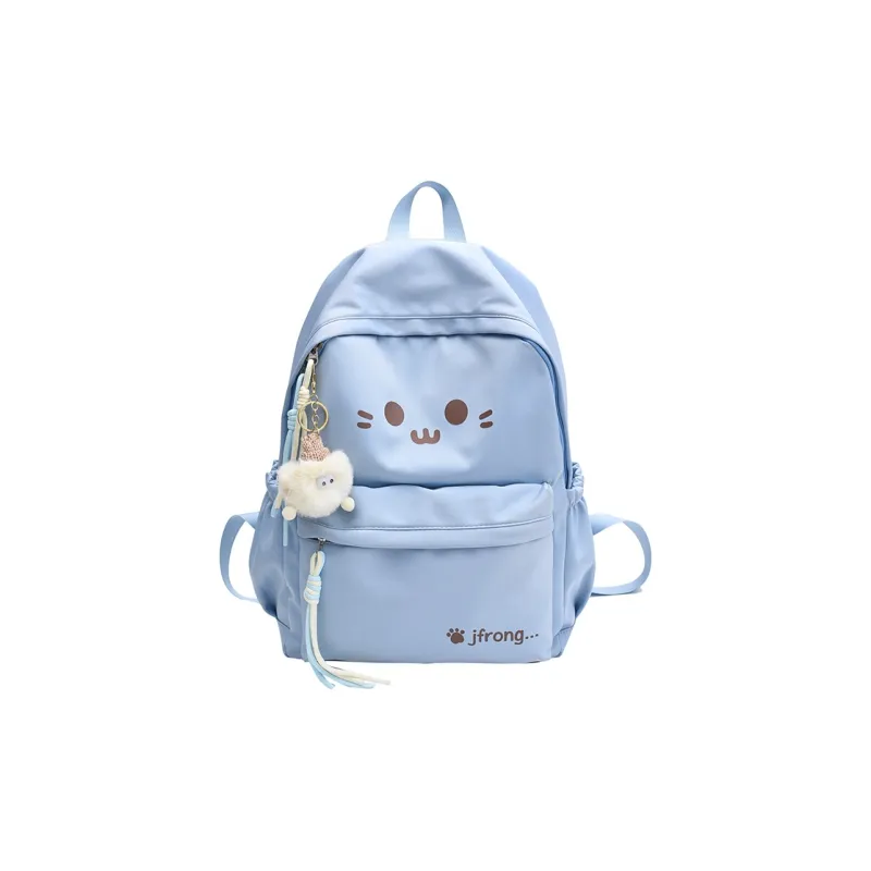 URBAN FOREST Nylon Backpack Women's Pink/White/Black/Blue/Yellow-20