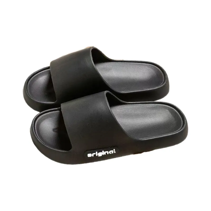 NAIHUO Summer Squashy And Bouncy Feeling Platform Unisex, Home Bathroom Slip Resistant Quiet Couple's Slippers-14