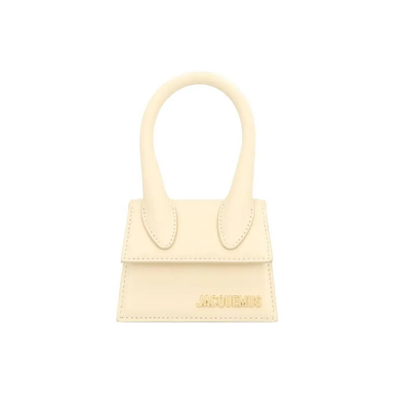 Jacquemus Le Chiquito Calfskin Shoulder Bag, Crossbody Bag, Handbag Mini Women's White-0
