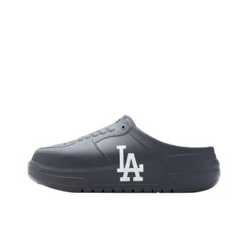 MLB Los Angeles Dodgers Slip Resistant Abrasion Resistant Closed Toe Slippers Unisex Black