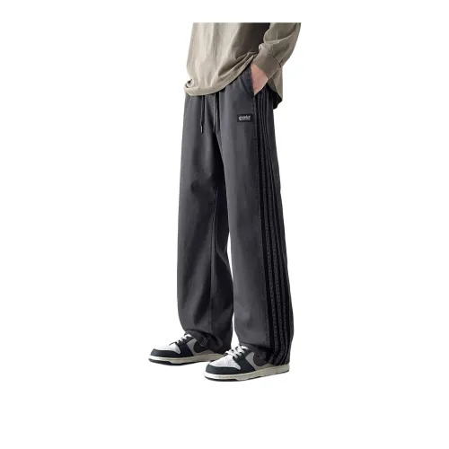 Tonlion Casual Pants Unisex Dark Gray