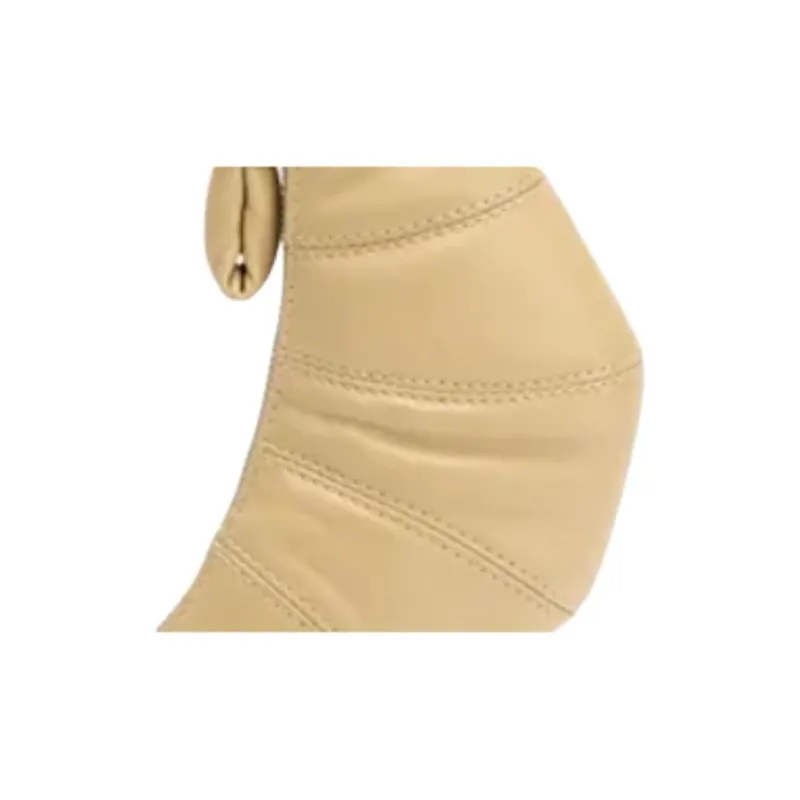 Lemaire Lambskin Coin Purse With Croissant Design Regular Unisex Ginger Yellow-2