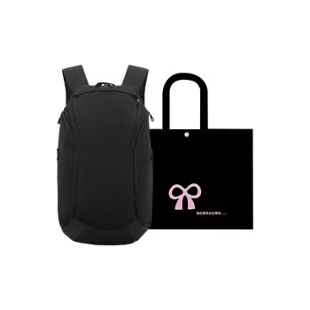 HACIN Oxford Backpack Regular Men's Black Gray/Black & Royal Blue/Black & Orange/White/Light Gray/Red