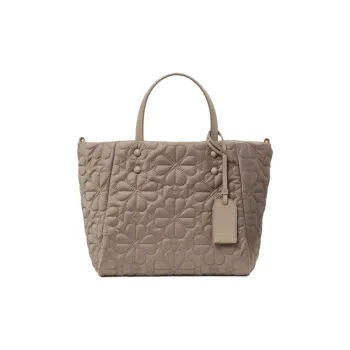 Kate Spade Fabric Tote Bag, Shopping Bag, Shoulder Bag, Crossbody Bag, Handbag Small Size Women's Urban Gray