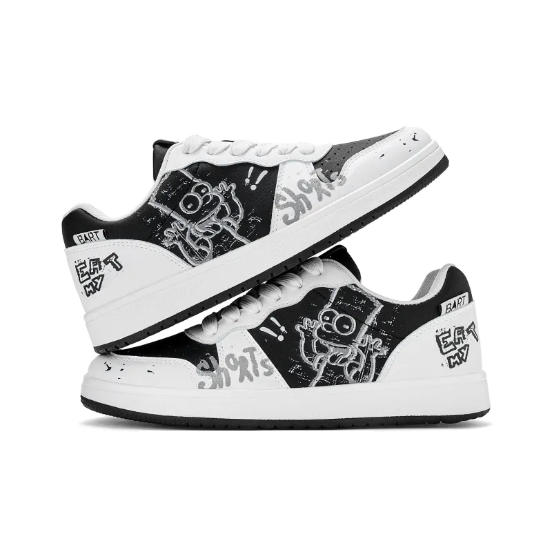 The Simpsons Coverage Height Increasing Abrasion Resistant Low Top Skateboard Shoes Unisex-11