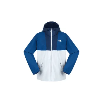 THE NORTH FACE SS25 Waterproof UV Protection Cooling Sun Protection Clothing Men's Starlight Gray/Ocean Blue