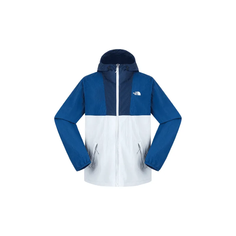 THE NORTH FACE SS25 Waterproof UV Protection Cooling Sun Protection Clothing Men's Starlight Gray/Ocean Blue-0