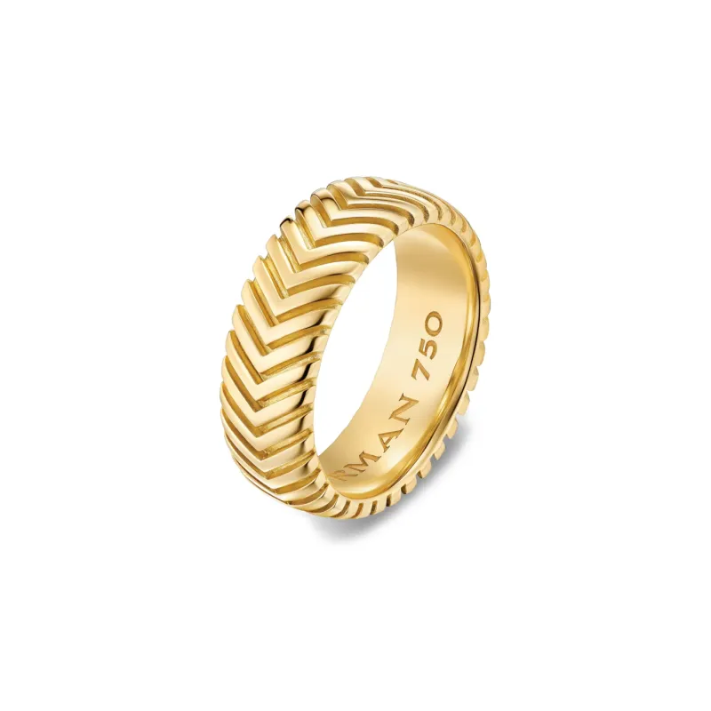 David Yurman 18K Gold Rings Men's Gold-2