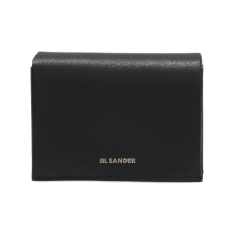 JIL SANDER Logo Embossed Tri Fold Wallet-0