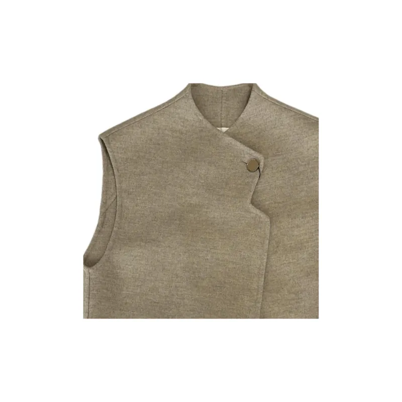 HERMES Vests Women's Beige-3
