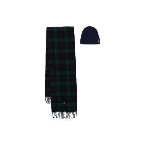 Polo Ralph Lauren Polo Pony Scarf And Beanie Set