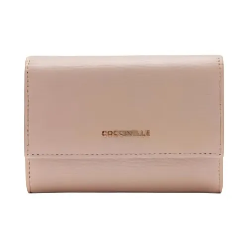 COCCINELLE Leather Wallet Women's Beige
