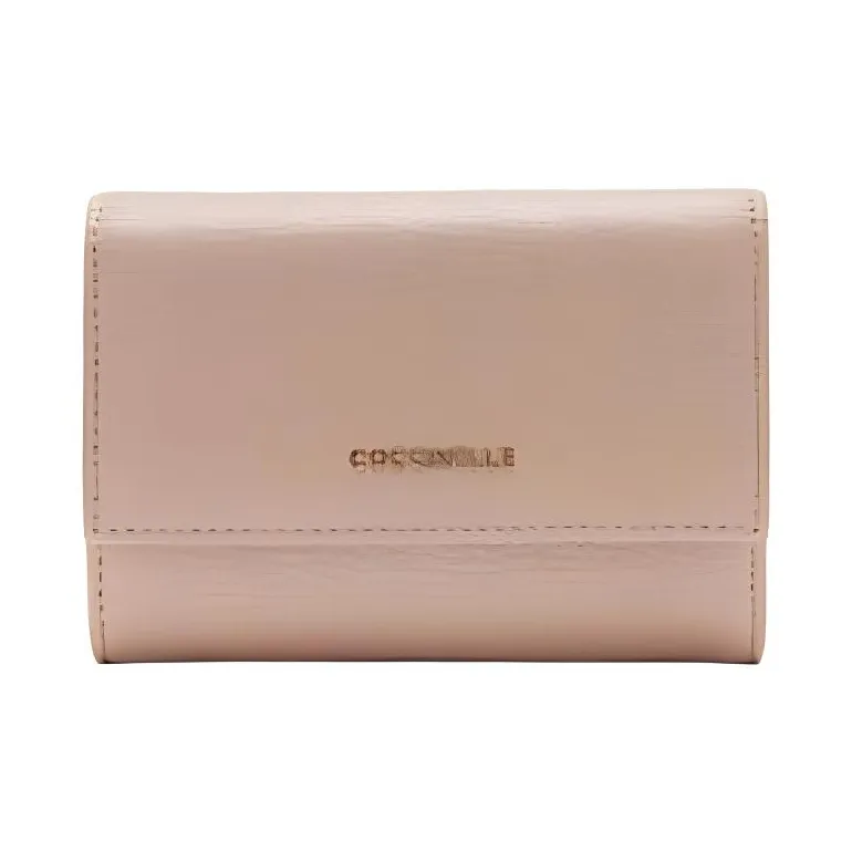 COCCINELLE Leather Wallet Women's Beige-0