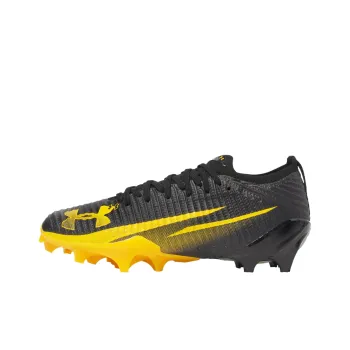 Under Armour Anti Slip Wear Resistant Soccer Shoes Men's Black Yellow