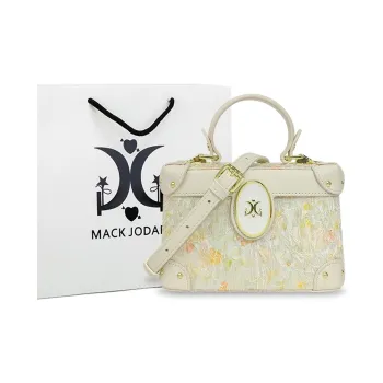 MACK JODAER Microfiber Synthetic Leather Handbag Regular Women's Narcissus Orange