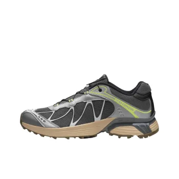 SALOMON XT WHISPER Cushioning, Abrasion Resistant, Slip Resistant Low Top Running Shoes Unisex Silver