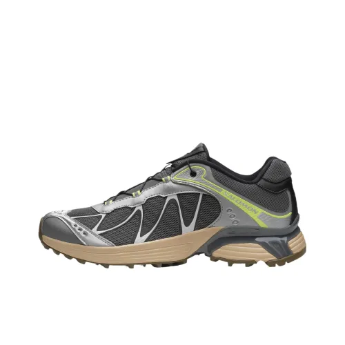 SALOMON XT WHISPER Cushioning, Abrasion Resistant, Slip Resistant Low Top Running Shoes Unisex Silver