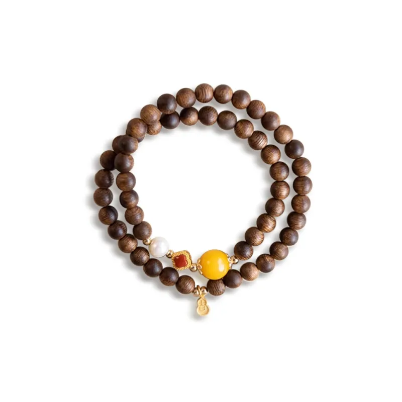 FANGYUANXIAOFU Kyara Wooden Bracelets Women's-0