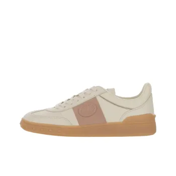 Valentino UPVILLAGE Low Top Skateboard Shoes Women's Beige Pink