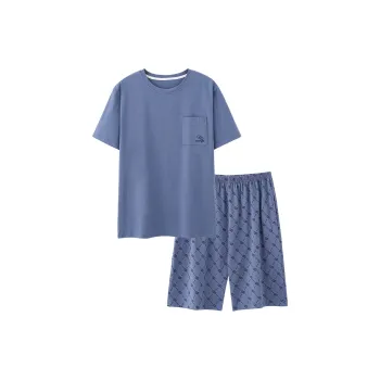 MADALLO Pajama Set Men's Uniform Blue