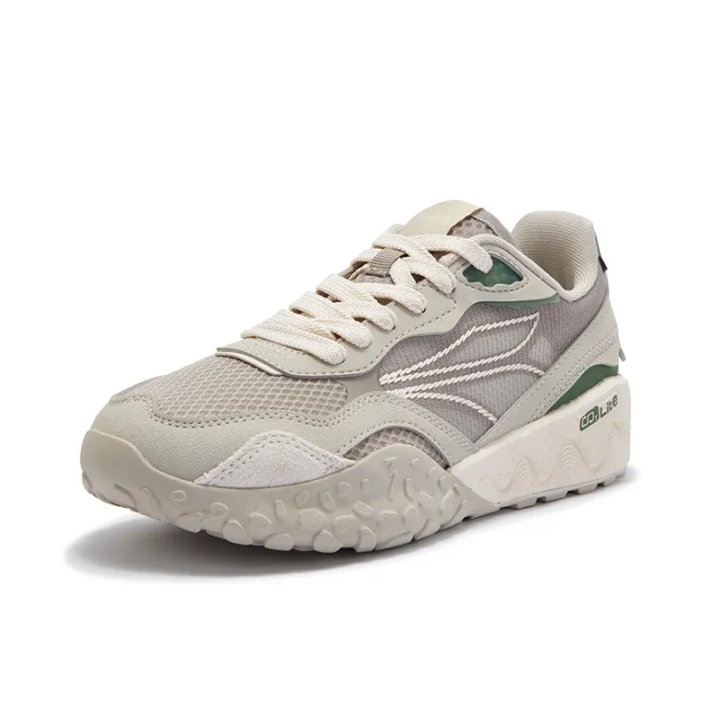 361° Anti-Slip Wear-Resistant Low-Top Casual Shoes Women's Shale Gray-1