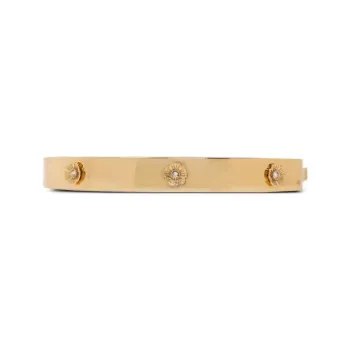 COACH Floral Motif Embellished Bracelet