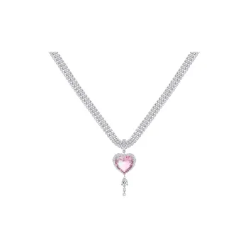 PARANOID PUPPY Niche Design Zircon Elegant Necklace With Collarbone Chain Women's