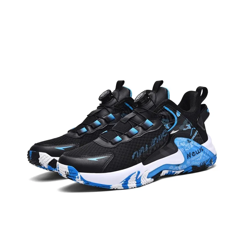 Kuding Cushioned Slip-Resistant Water-Resistant Wear-Resistant Basketball Shoes Men's-21