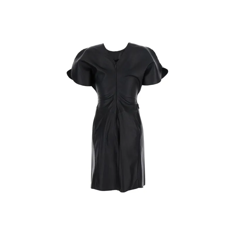 Victoria Beckham Gathered Waist Mini Dress-1