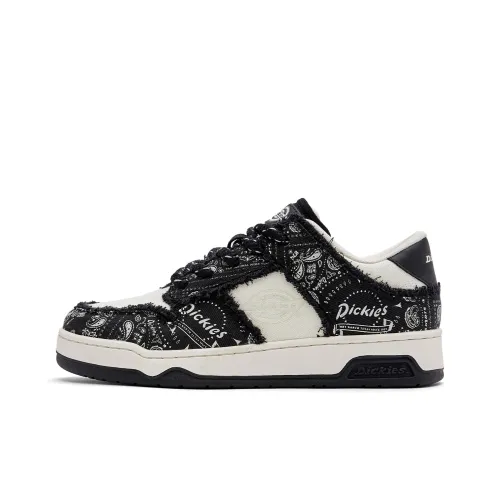 Dickies Low-Top Skateboard Shoes Men's Black White