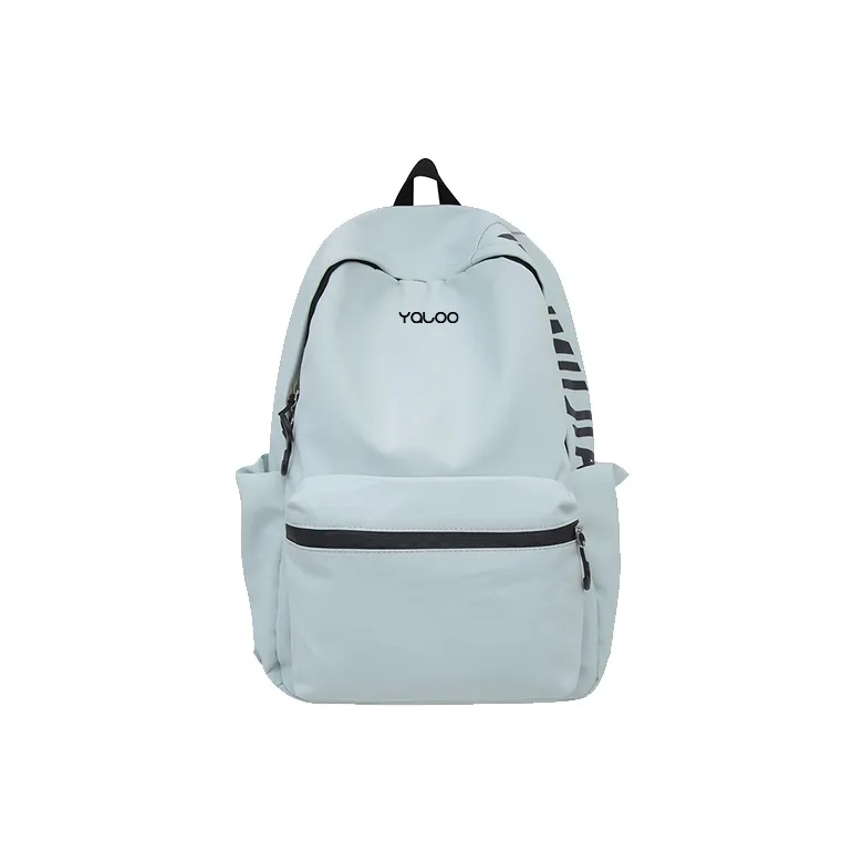 Yalu Nylon Backpack Laptop Bag Unisex Multicolor-0