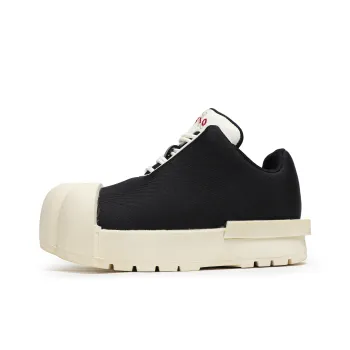 ESTEE GEEA Low Top Casual Shoes Unisex White Black
