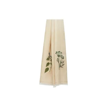 WEEKEND MaxMara Modal, Linen, Cotton Knit Scarves Women's Beige