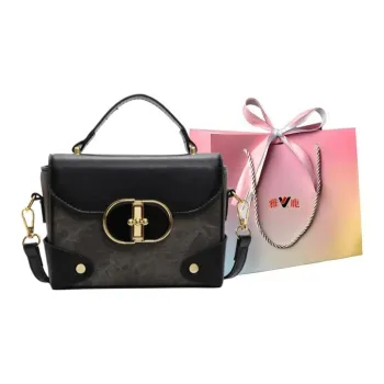 Yalu PU Shoulder Bag Crossbody Bag Handbag Regular Women's Black/Ecru/Blue/Coffee