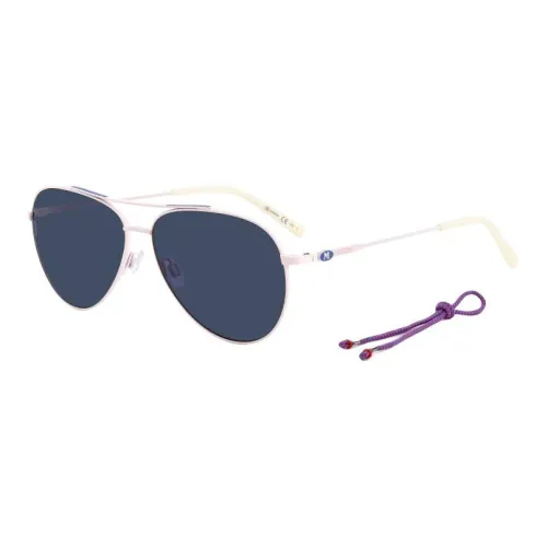 M Missoni Stainless Steel Aviator Sunglasses Women's Pink