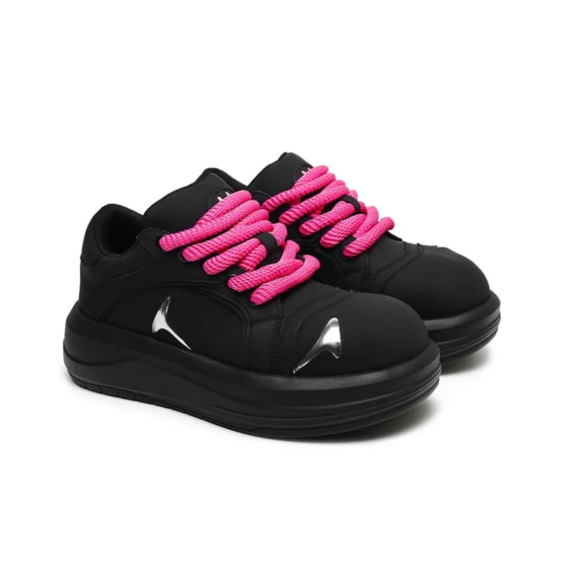 Angelmi Slip Resistant And Abrasion Resistant Coverage Low Top Casual Shoes Unisex Black-2