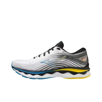 Mizuno Wave Sky 6 Low-Top Running Shoes Men's Gray White