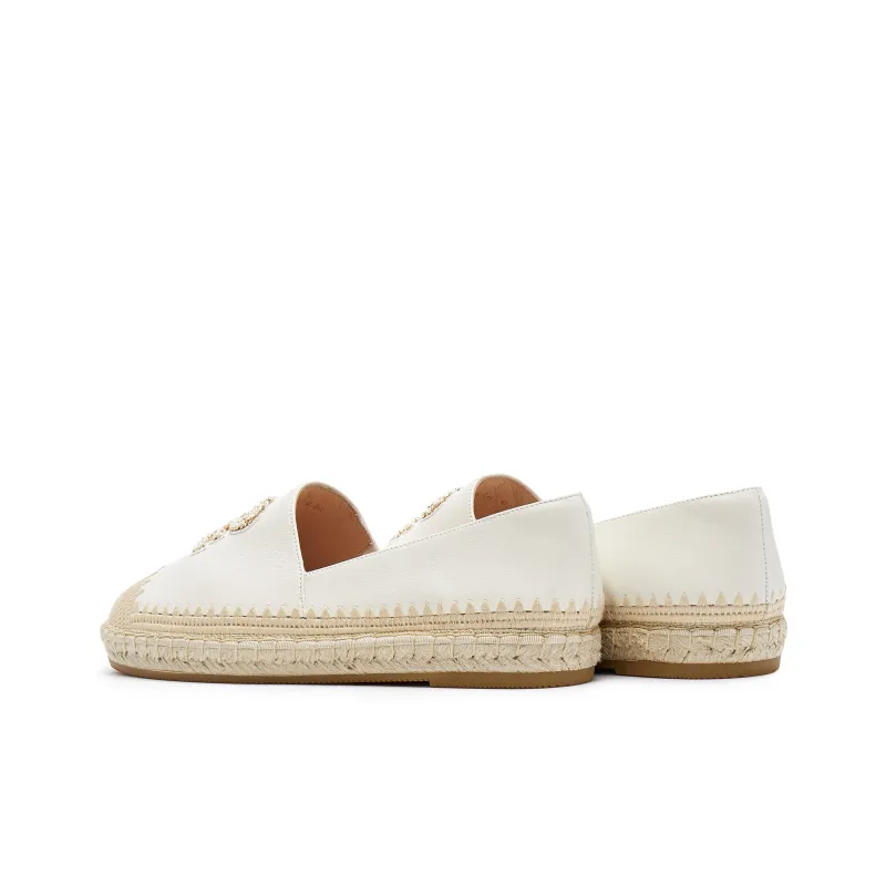 Staccato Barley Shoes Espadrilles Women's Cream Beige White-3