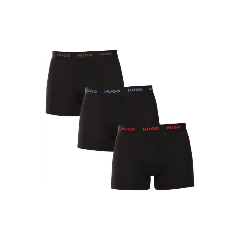 HUGO BOSS Logo waistband Boxers Set Of Three-0